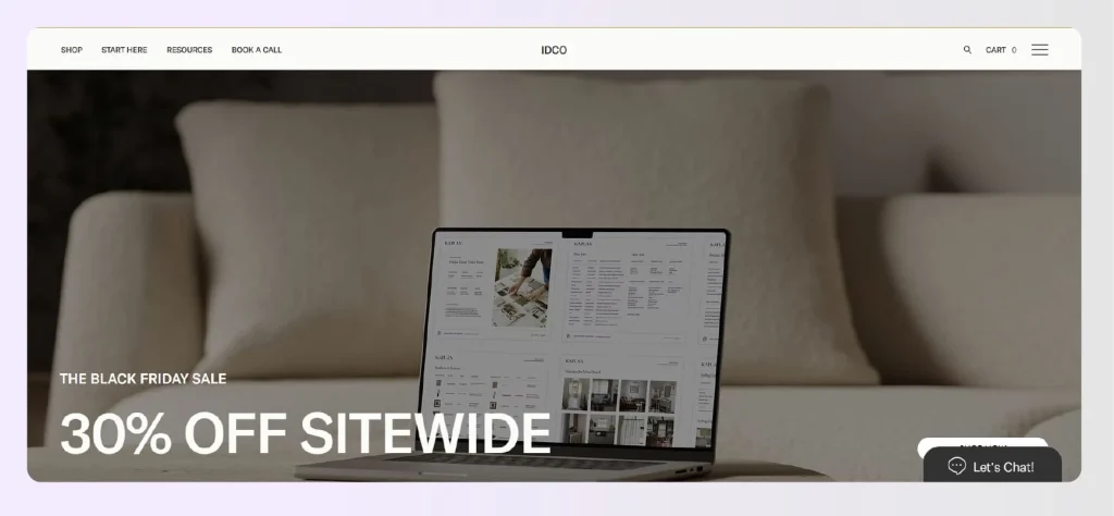 Screenshot of IDCO Studio shop for interior design templatesย Screenshot of IDCO Studio shop for interior design templatesย