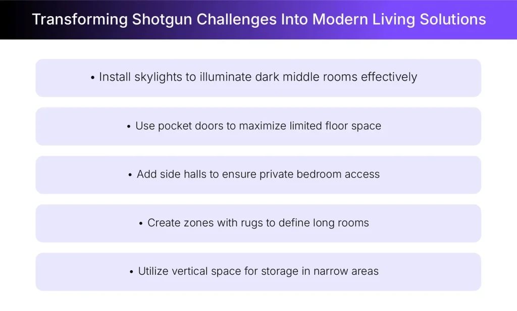Turn shotgun house challenges into great homes Turn shotgun house challenges into great homes