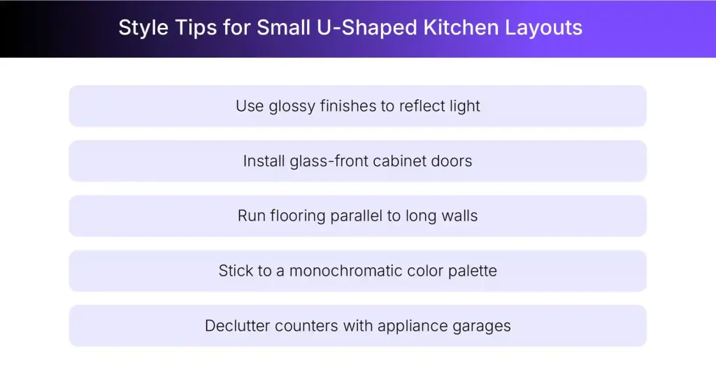 How to maximize space in u-shaped kitchens How to maximize space in u-shaped kitchens