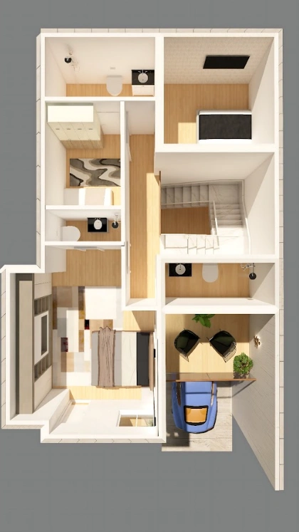 Two Story Floor Plan Created in Foyr Neo Two Story Floor Plan Created in Foyr Neo
