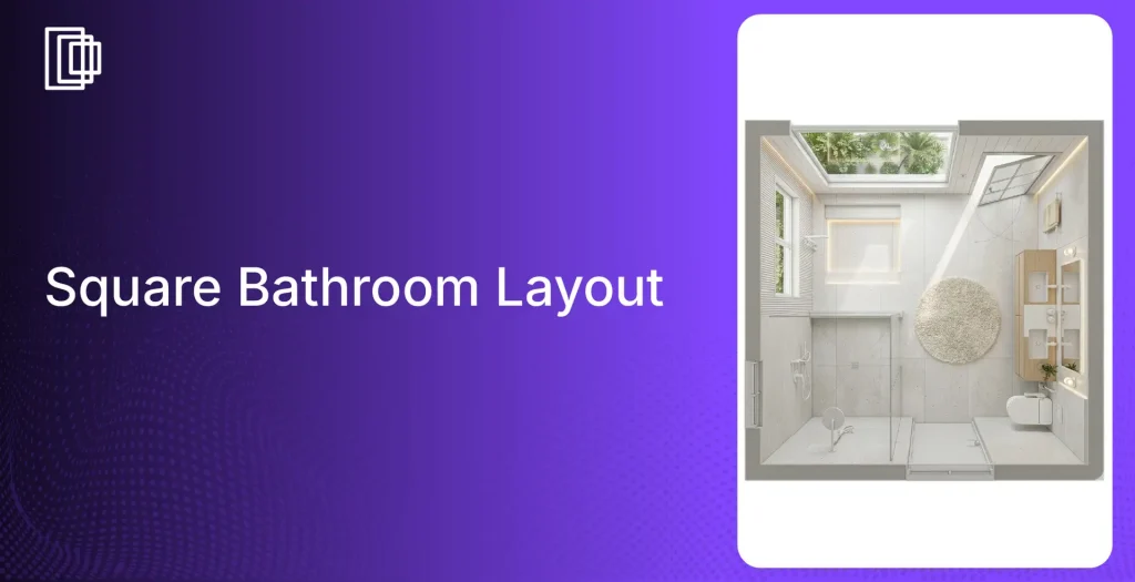 Floor plans for square bathrooms