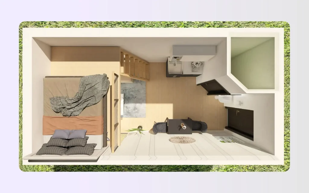 Edit this small house floor plan in Foyr Edit this small house floor plan in Foyr