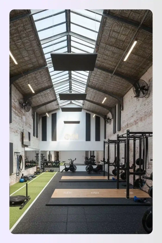 CrossFit box gym floor plan with open WOD floor CrossFit box gym floor plan with open WOD floor