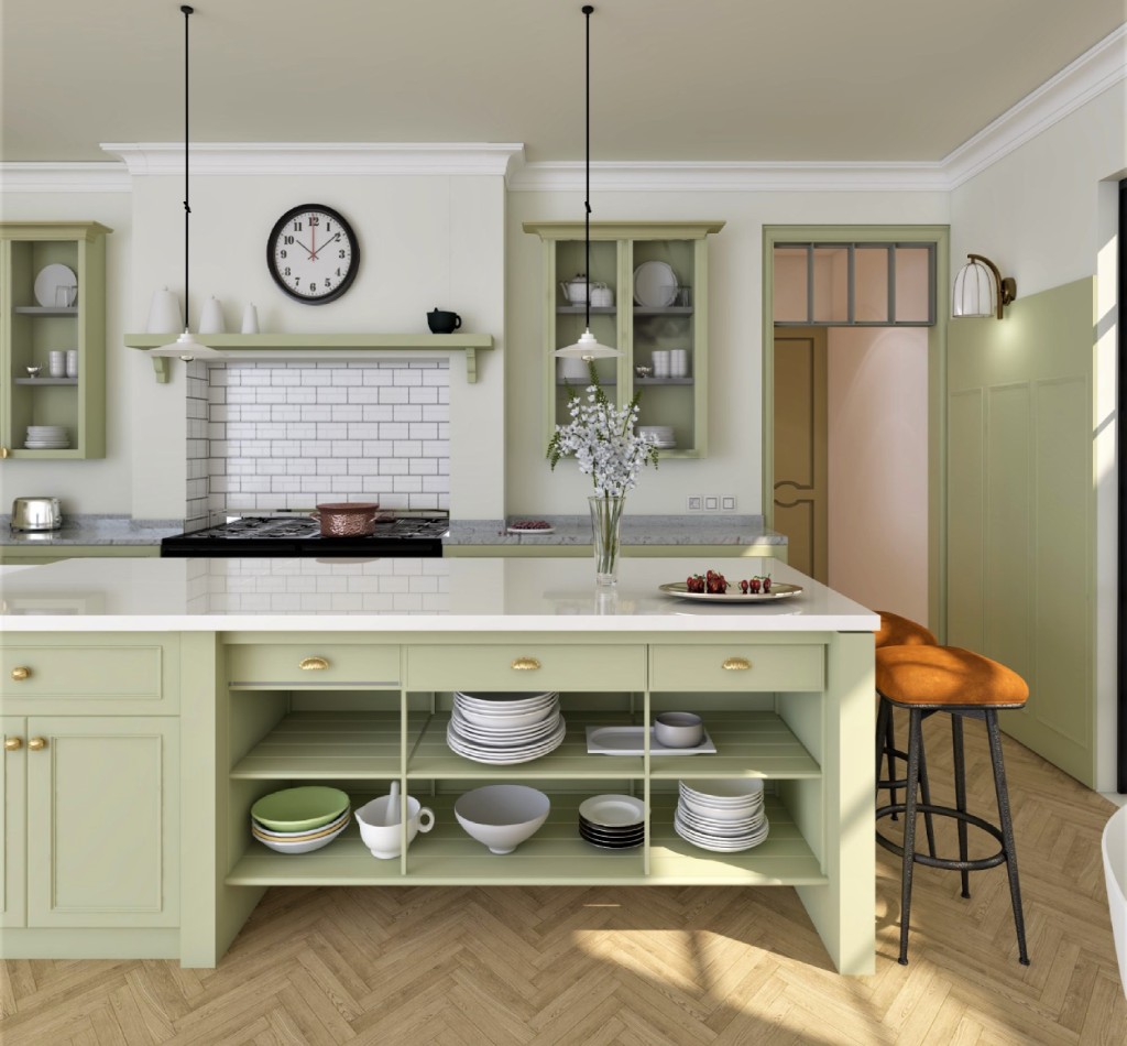 Charming Country Style Kitchen Design Foyr