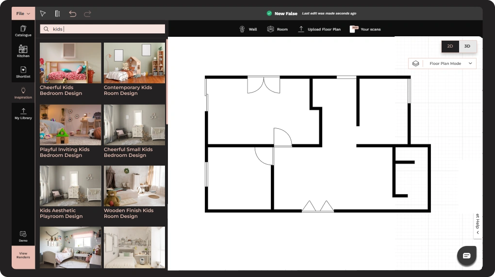 Create a floor plan