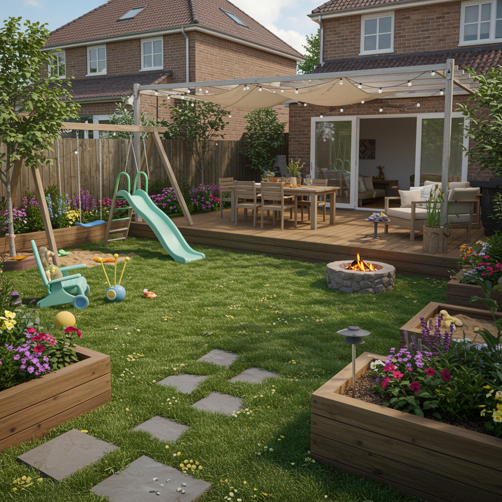 Family-friendly Backyard Design