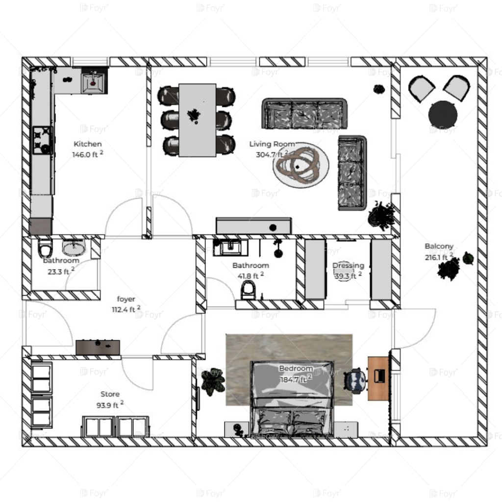 Modern Residential Flat