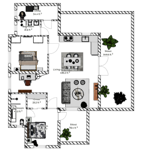 Contemporary Open-Plan Home