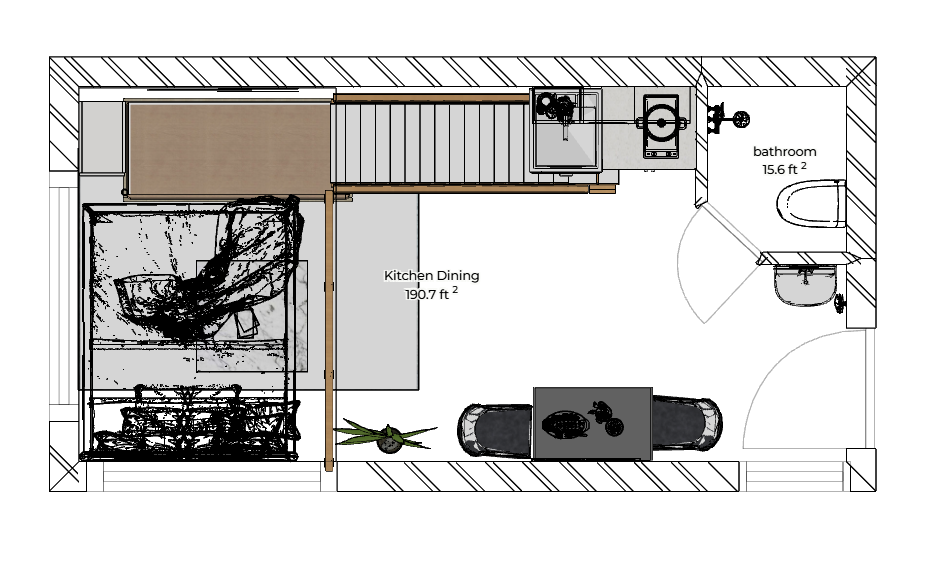 Compact Micro Apartment